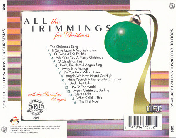 Snowdeer Singers : All The Trimmings For Christmas (CD, Album)