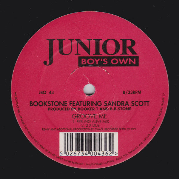 Bookstone Featuring Sandra Scott : Groove Me (12")