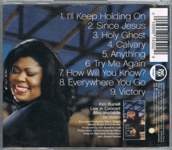 Kim Burrell : Live In Concert (CD, Album)