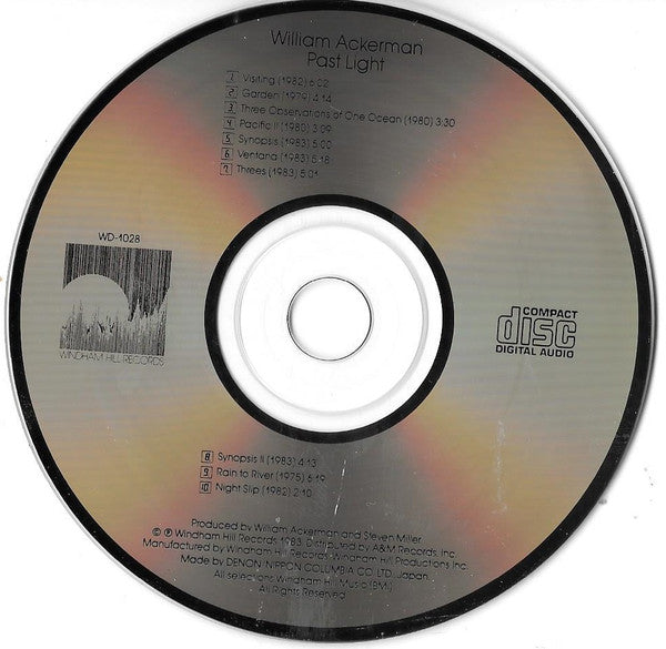 William Ackerman : Past Light (CD, Album)