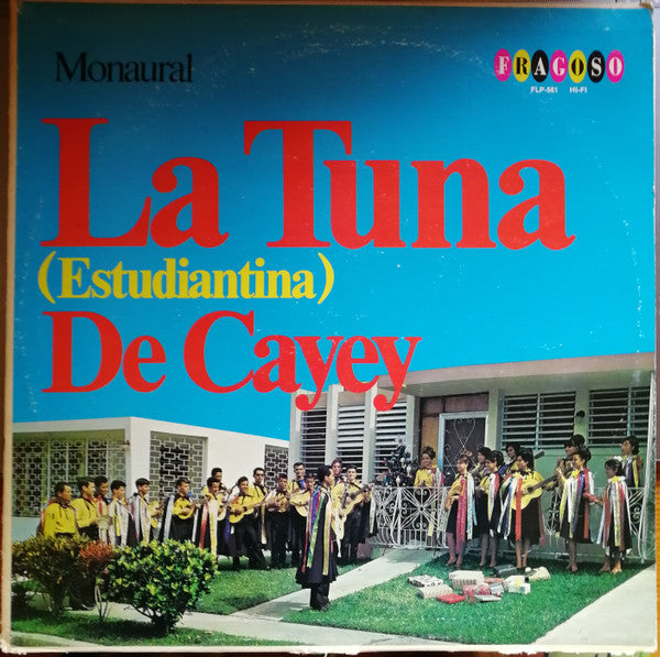 La Tuna Estudiantina De Cayey : La Tuna Estudiantina De Cayey (LP, Album, Mono)