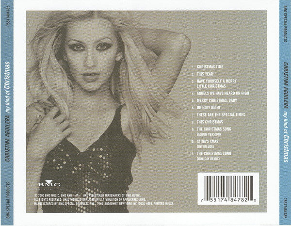 Christina Aguilera : My Kind Of Christmas (CD, Album, RE)