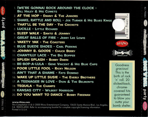 Various : New Millennium Rock 'N' Roll Party (CD, Comp)