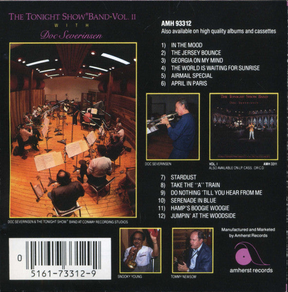 The Tonight Show Band With Doc Severinsen : The Tonight Show Band • Vol. II (CD, Album, RP)