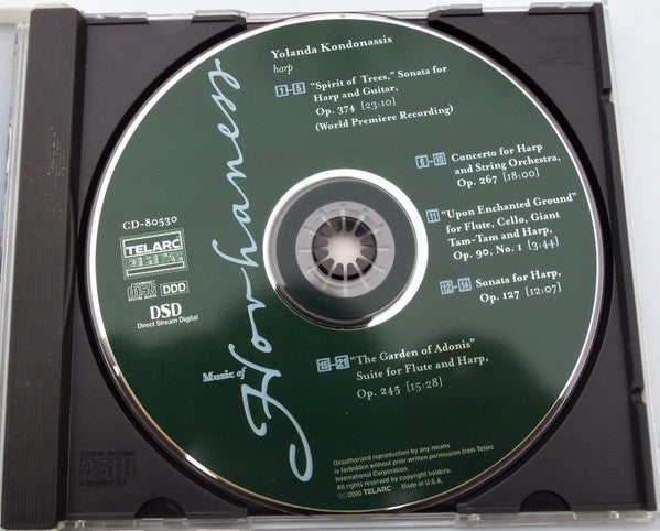 Hovhaness* – Yolanda Kondonassis : Music Of Alan Hovhaness (CD, Album, Club, DSD)