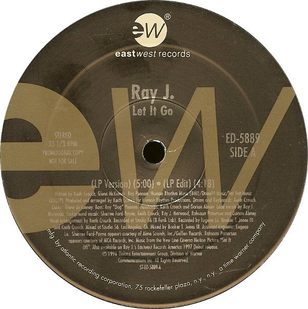 Ray J.* : Let It Go (12", Promo)