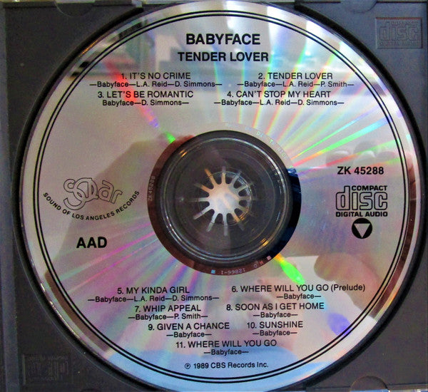 Babyface : Tender Lover (CD, Album)