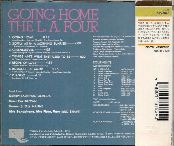 The L.A. Four* : Going Home (CD, Album, RE)