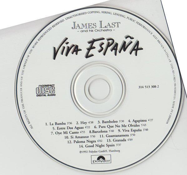 James Last And His Orchestra* : Viva España (CD, Album)
