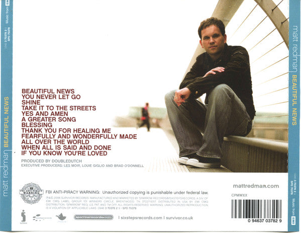 Matt Redman : Beautiful News (CD, Album)
