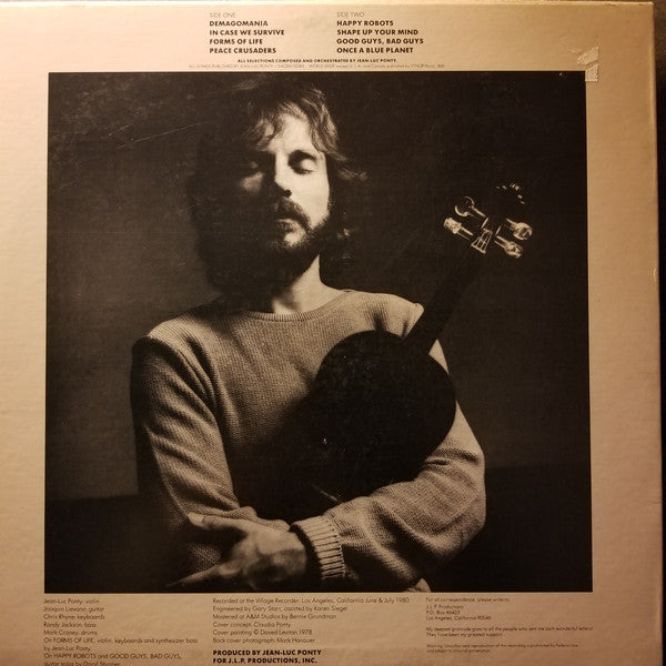 Jean-Luc Ponty : Civilized Evil (LP, Album, AR )