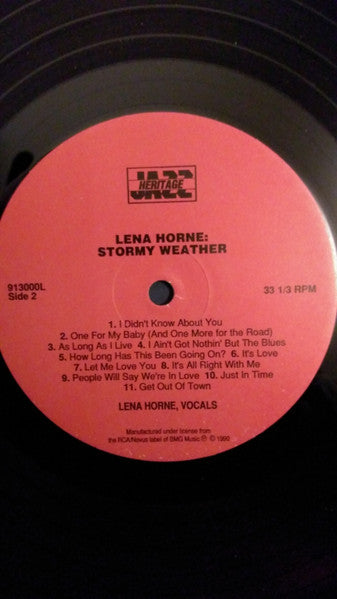 Lena Horne : Stormy Weather (LP, Comp)