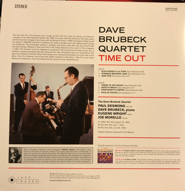 The Dave Brubeck Quartet : Time Out (LP, Album, Ltd, RE, Gat)