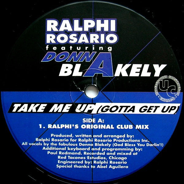 Ralphi Rosario Featuring Donna Blakely : Take Me Up (Gotta Get Up) (2x12")