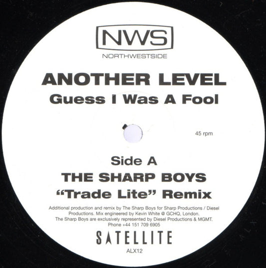 Another Level : Guess I Was A Fool (12", M/Print)