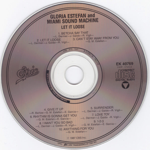 Miami Sound Machine : Let It Loose (CD, Album)