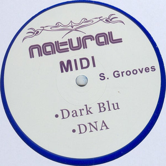 S. Grooves* : Dark Blu EP (12", EP, Blu)