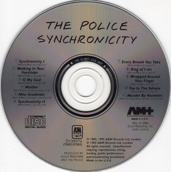 The Police : Synchronicity (CD, Album, Club, RE)