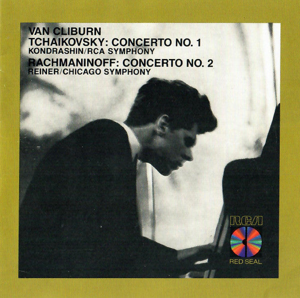 Tchaikovsky* / Rachmaninoff* - Van Cliburn, Kondrashin* / RCA Symphony*, Reiner* / Chicago Symphony* : Tchaikovsky: Concerto No. 1 / Rachmaninoff: Concerto No. 2 (CD, Comp, RE, RM)