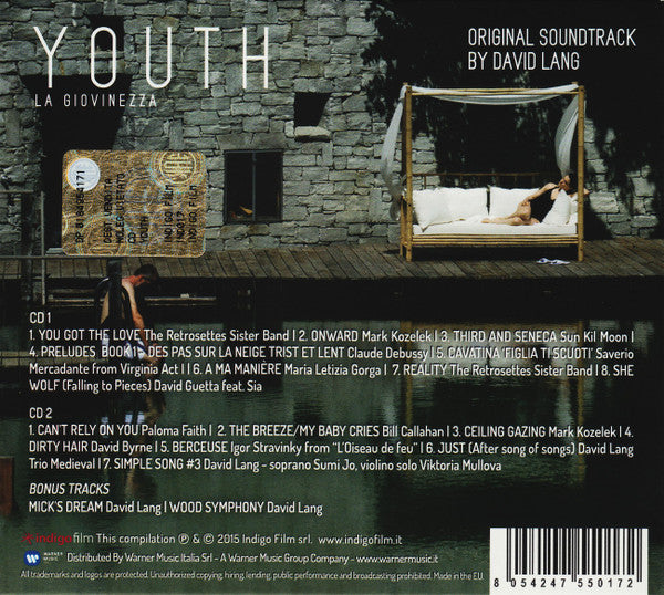 Various : Youth - La Giovinezza (Original Soundtrack By David Lang) (2xCD, Album, Comp)