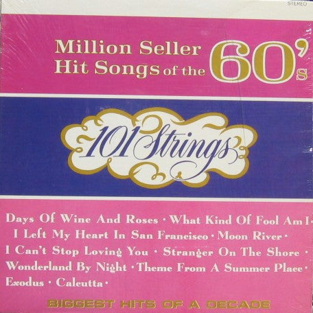 101 Strings : Million Seller Hit Songs Of The 60's (LP, Album)