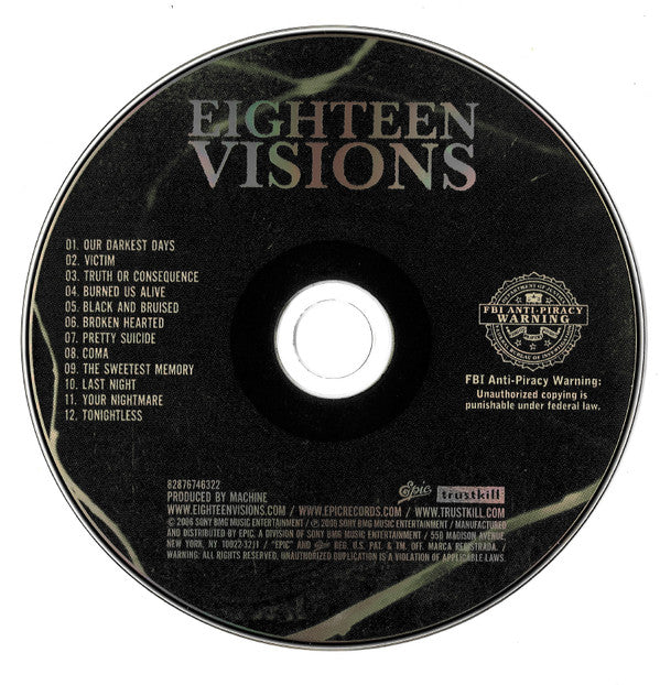 Eighteen Visions : Eighteen Visions (CD, Album)