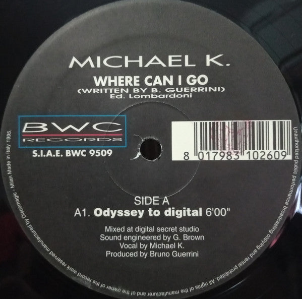 Michael K (3) : Where Can I Go (12")