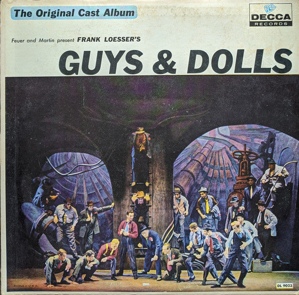 "Guys & Dolls" Original Broadway Cast, Feuer & Martin Present Frank Loesser : Guys & Dolls - A Musical Fable Of Broadway (LP, Album, Mono, RE)