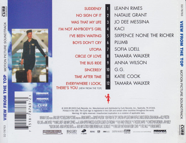 Various : View From The Top (Motion Picture Soundtrack) (CD, Comp)