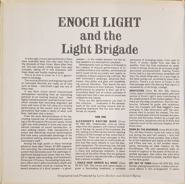 Enoch Light : Command Performances Volume 2 (LP, Album, Comp)