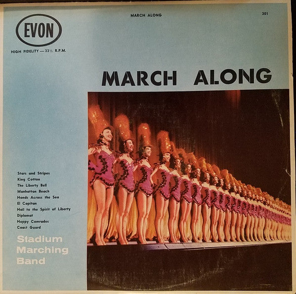 Stadium Marching Band : March Along (LP, Mono)