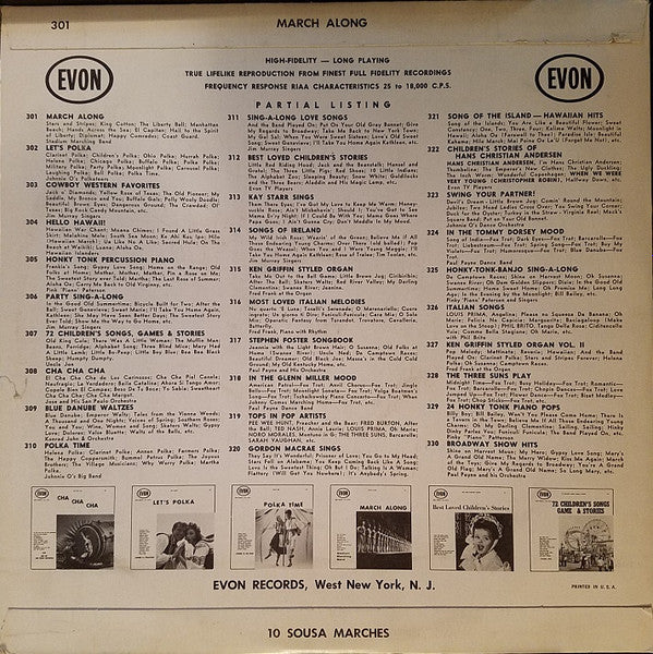 Stadium Marching Band : March Along (LP, Mono)