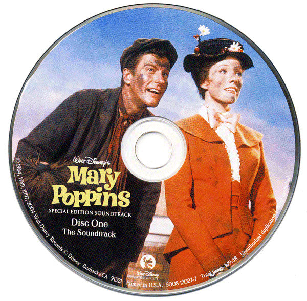 Richard M. Sherman And  Robert B. Sherman, Irwin Kostal, Julie Andrews, Dick Van Dyke (2) : Mary Poppins (CD, Album + CD-ROM + S/Edition)