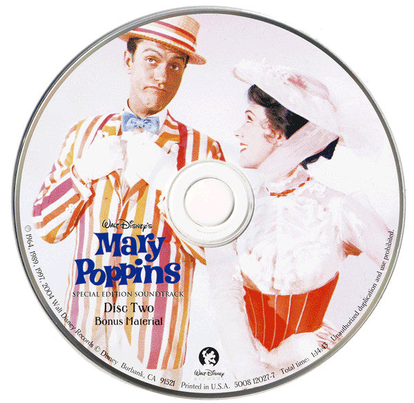 Richard M. Sherman And  Robert B. Sherman, Irwin Kostal, Julie Andrews, Dick Van Dyke (2) : Mary Poppins (CD, Album + CD-ROM + S/Edition)