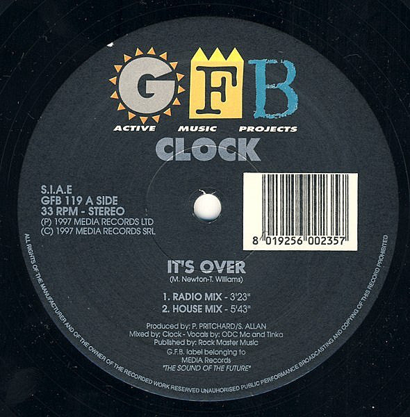 Clock : It's Over (12")