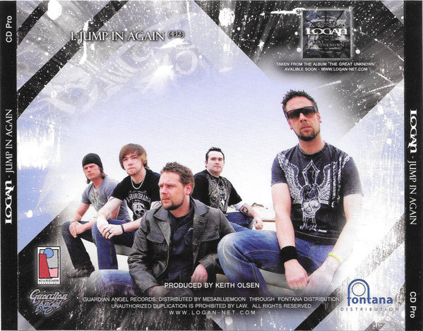 Logan (23) : Jump In Again (CD, Single, Promo)