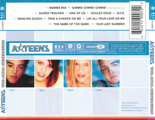 A*Teens : The ABBA Generation (HDCD, Album, Enh)