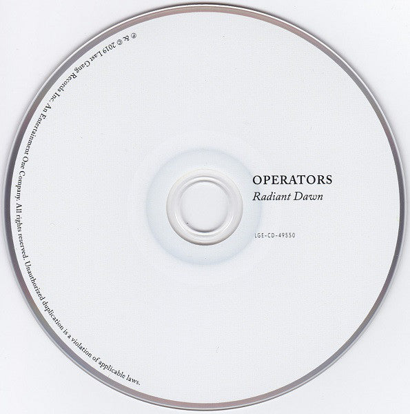 Operators (2) : Radiant Dawn (CD, Album, Dig)