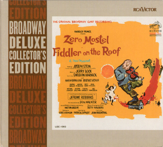 Zero Mostel, Sheldon Harnick, Jerry Bock : Fiddler On The Roof (The Original Broadway Cast Recording) (CD, Album, Dlx, RE, RM)