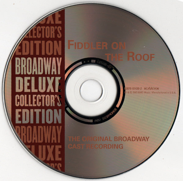 Zero Mostel, Sheldon Harnick, Jerry Bock : Fiddler On The Roof (The Original Broadway Cast Recording) (CD, Album, Dlx, RE, RM)