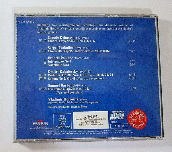 Horowitz* : The Private Collection, Volume Two (CD, Album, Club)