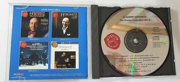 Horowitz* : The Private Collection, Volume Two (CD, Album, Club)