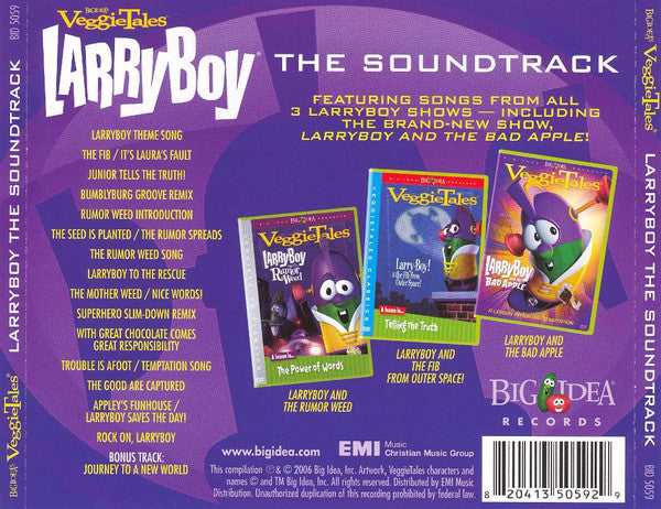 VeggieTales* : LarryBoy: The Soundtrack (CD, Album)