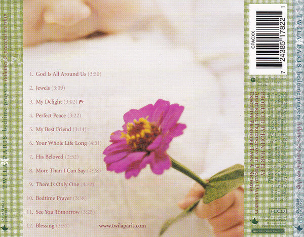 Twila Paris : Bedtime Prayers: Lullabies & Peaceful Worship (HDCD, Album)