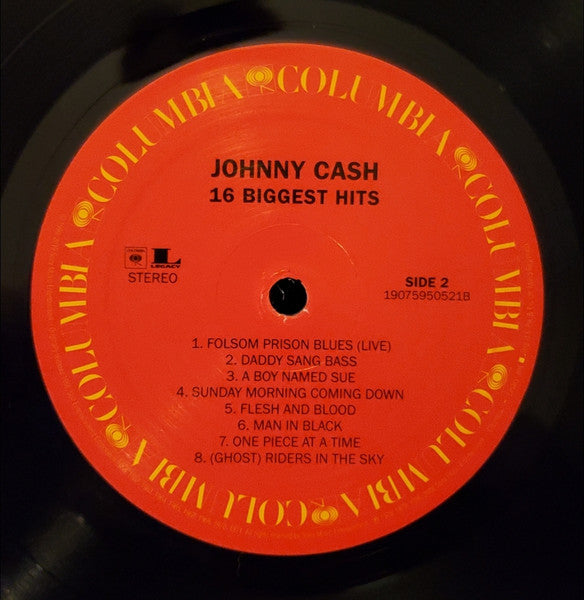 Johnny Cash : 16 Biggest Hits (LP, Comp, RP)