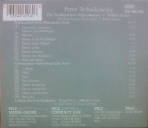 Peter I. Tschaikowsky* – London Festival Orchestra (2), Alberto Lizzio : Der Nußknacker, Schwanensee (CD)