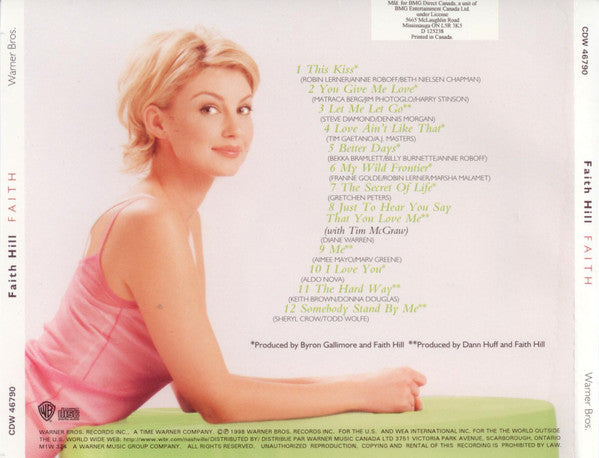 Faith Hill : Faith (CD, Album, Club)