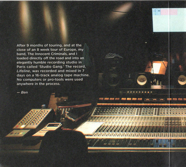 Ben Harper & The Innocent Criminals : Lifeline (CD, Album, Car)