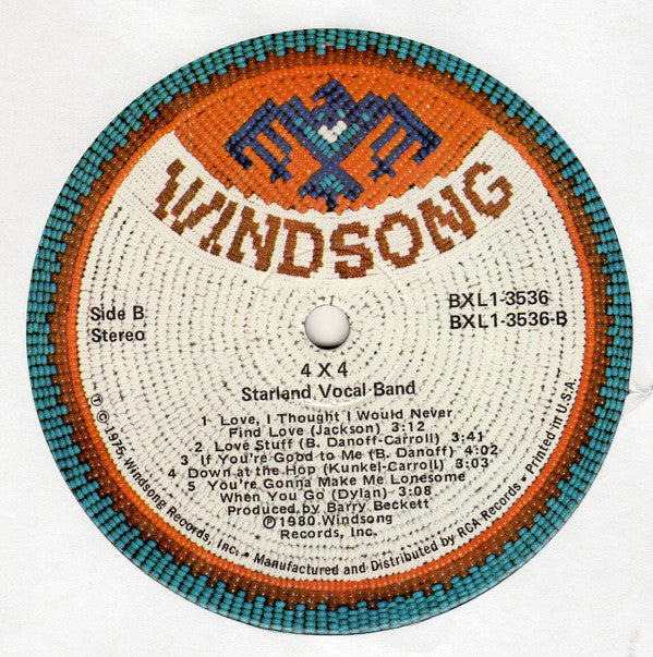 Starland Vocal Band : 4 X 4 (LP, Album)