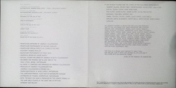 Andreas Vollenweider : White Winds (Seeker's Journey) (CD, Album, RE)